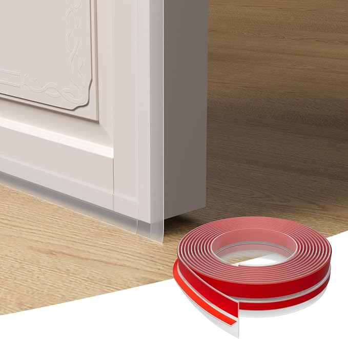 T-Shaped Door Draft Stopper, 1.97 in x 10 Ft Silicone Seal Strip - Image 4