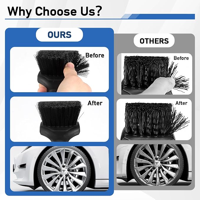 2Pack Car Tire & Wheel Brush Set - Image 6