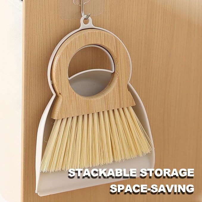 Mini Broom and Dustpan Set Bamboo Broom - Image 6
