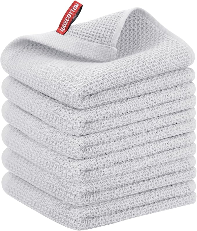 Nialnant Kitchen Hand Towels, 13 x 28 Inches, 100% Cotton Dish Towel by Nialnant