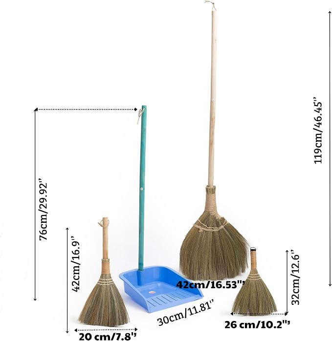 Broom and Dustpan Set for Home, Lobby Room - Image 2