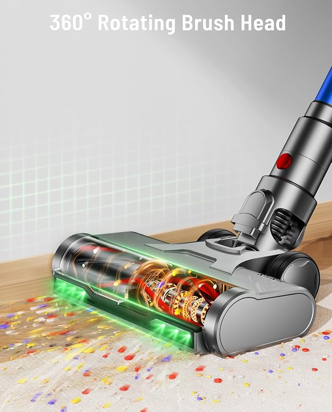 Cordless Vacuum Cleaner, 600W 50KPA 65Min Powerful Vacuum Cleaners - Image 5