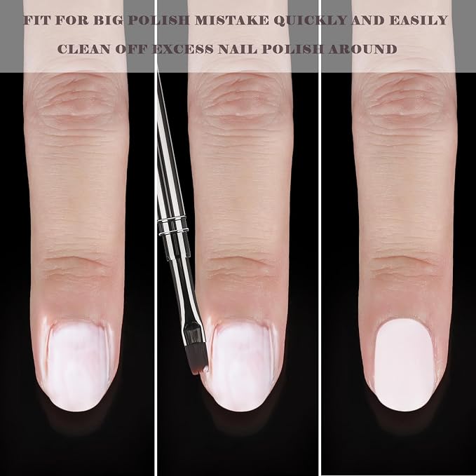 JASSINS Nail Art Clean Up Brushes, - Image 2