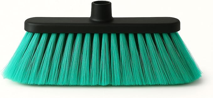 Aria Green Broom Head – 13” Sweeping Width – Soft/Firm Magnetic Flagged by Healing+Atlas
