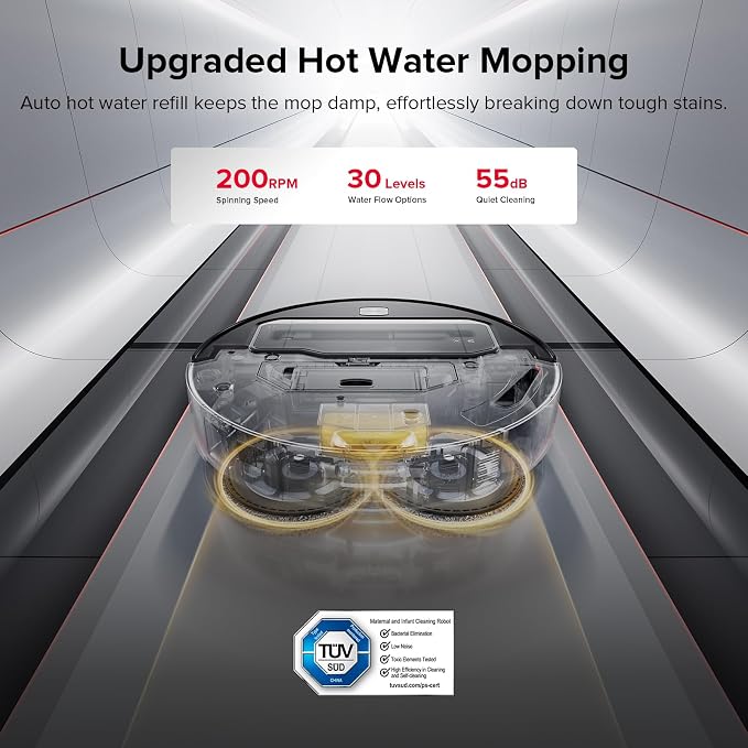 roborock Saros Z70 Robot Vacuum and Mop, OmniGrip Arm, AI-Powered, 000Pa Suction - Image 8