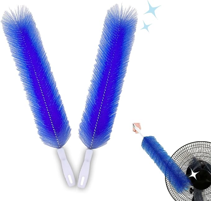 2Pcs Bendable Fan Cleaning Brush, Cobweb Duster by Siciwelely