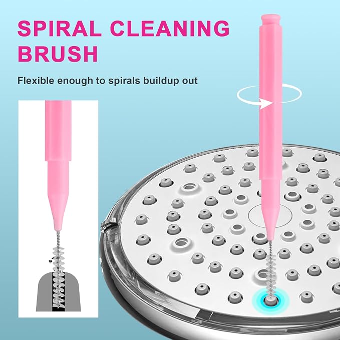 30 Pieces Tiny Brushes for Cleaning Shower Head, Shower Head Nozzle Cleaner - Image 6