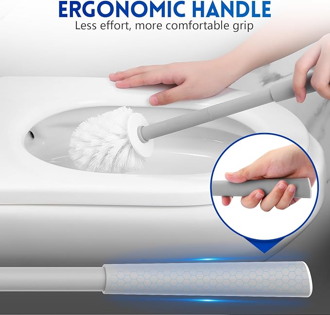 Toilet Brush, Toilet Bowl Cleaners Brush - Image 5