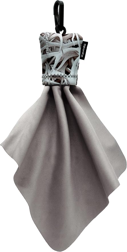 SPUDZ Classic Microfiber Lens Cleaner – Clip-On Pouch, Washable – by ALPINEINNOVATIONS