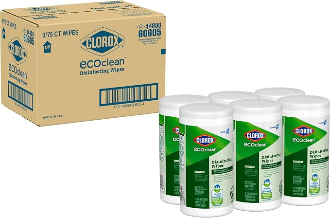 CloroxPro Clorox EcoClean Disinfecting Wipes, Antibacterial Disinfectant - Image 14