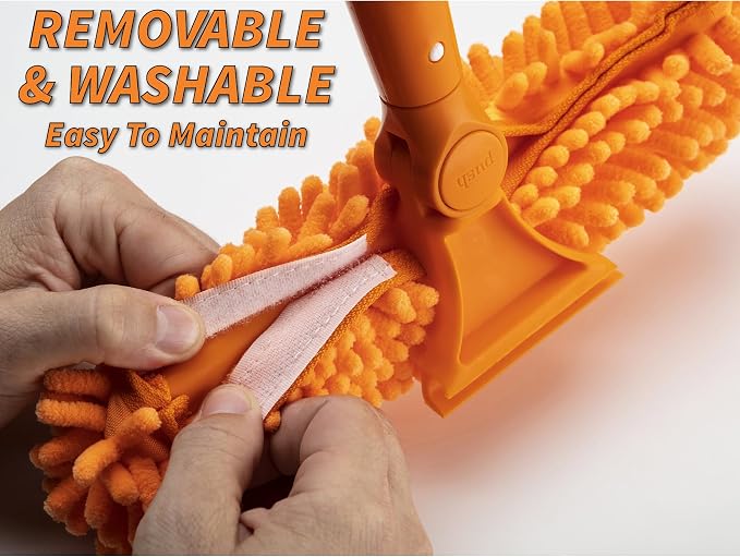 Window Squeegee and Microfiber Scrubber 2-in-1 Combo // Multi-Angle Window - Image 3