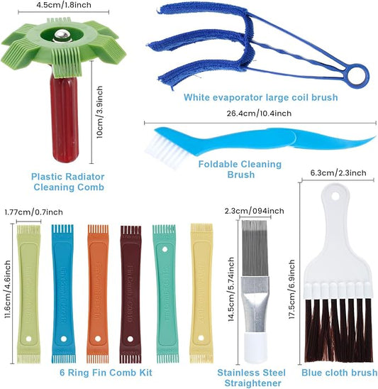6Pcs Air Conditioner Fin Cleaner Set, Air Conditioner Fin Combs Kit, AC Fin - Image 2