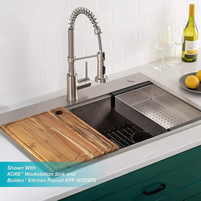 KRAUS Stainless Steel Colander for Workstation Kitchen Sink - Image 2