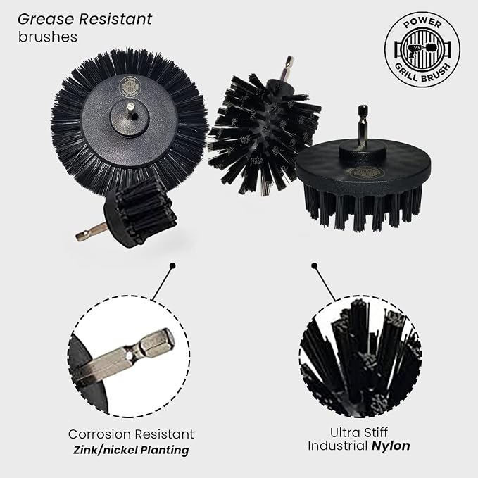 Grill Brush 5 Piece BBQ Cleaning Kit - Image 8