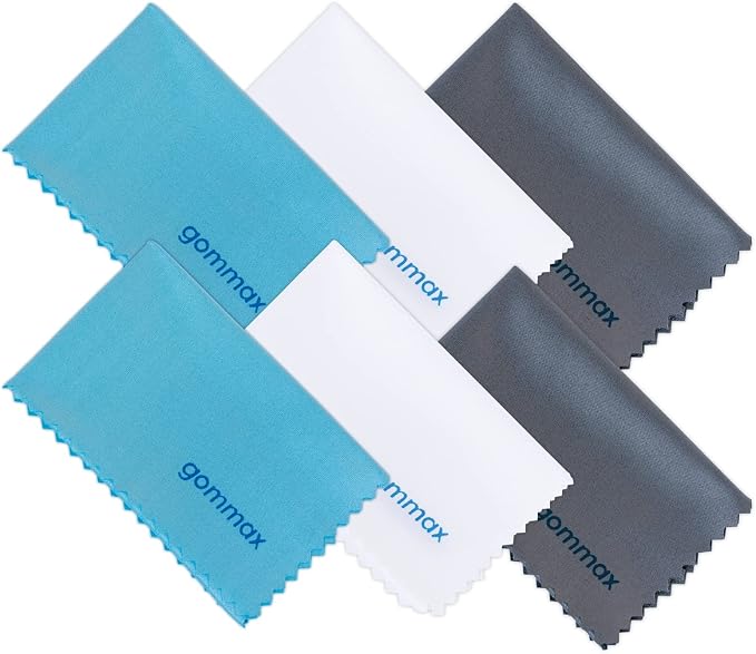 6 Pack 6" X 7" Microfiber Cleaning Cloth by gommax