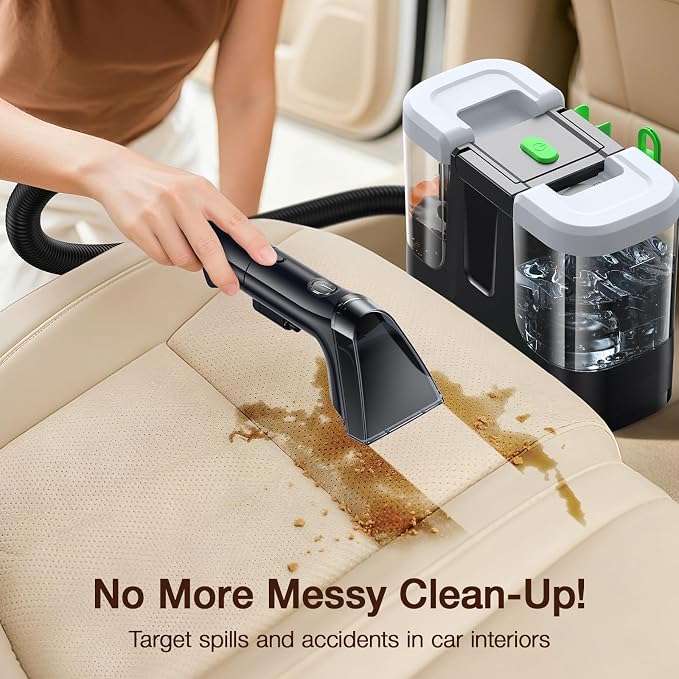 LABIGO Portable Carpet & Upholstery Cleaner, 18Kpa Carpet Cleaner Machine - Image 5