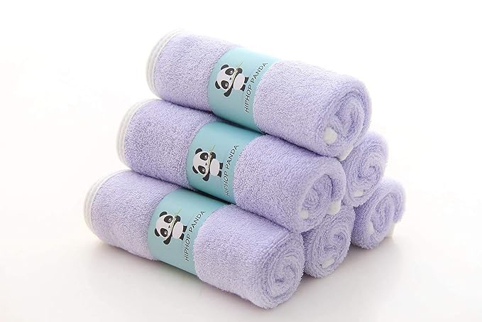 HIPHOP PANDA Baby Washcloths, Rayon Made from Bamboo - Image 5
