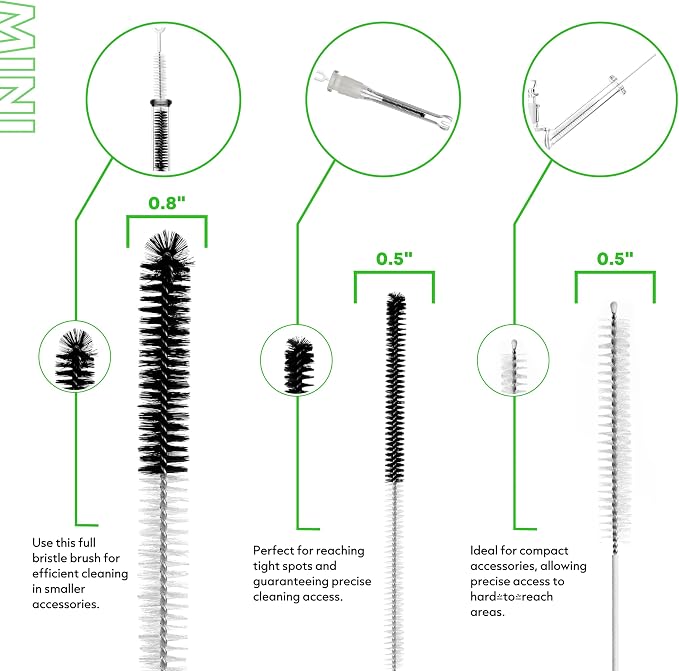 P.Perfect | Mini 6pcs Brush Pack | Non-Scratching | Pipe Cleaner - Image 4