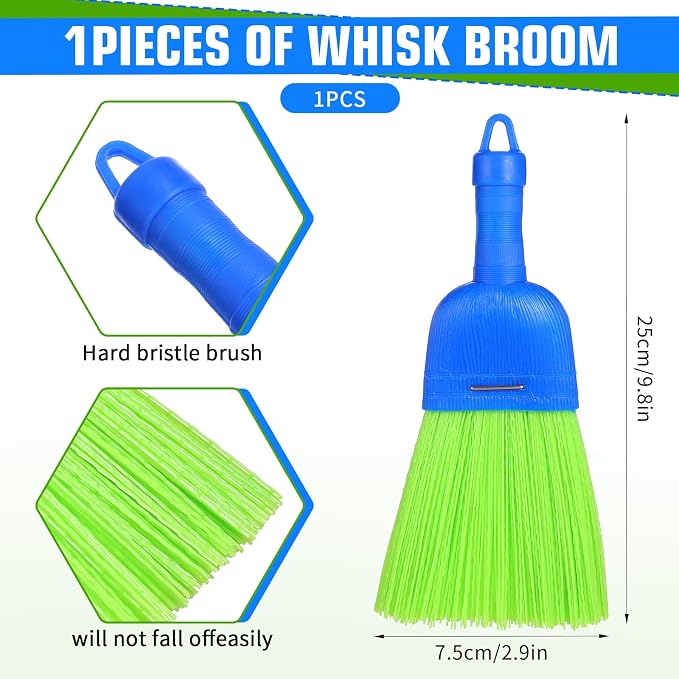Whisk Broom Hand Brush Fiber Outdoor Car Broom - Image 7