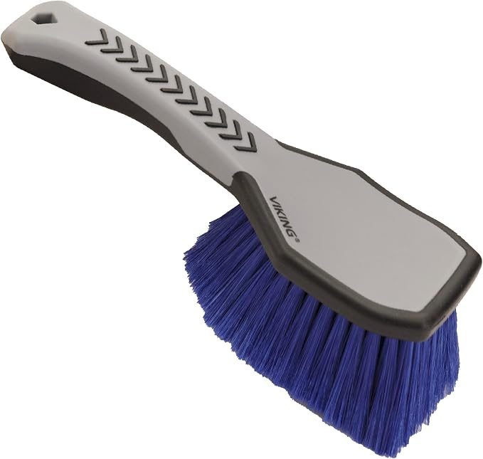 VIKING Wheel Brush for Rims, Cleaning Brush for Tires, 10.3 x 3.3 x 3.8 Inch by VikingCarCare