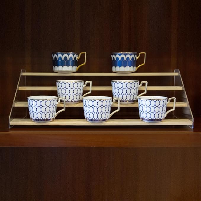 nianfeng Tiered Spice Rack, 4-Tier Spice Pantry Kitchen Cabinet Organizer - Image 8