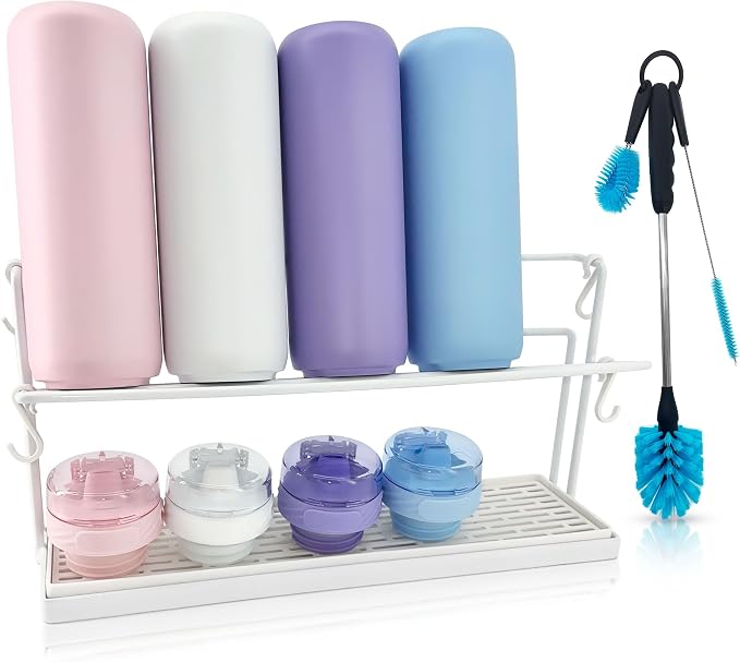 Bottle Drying Rack for Kitchen Countertop by Unknown