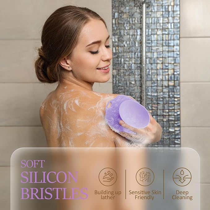 Soft Silicone Body Scrubber, Gentle Like a Hand Exfoliating Your Skin and Build - Image 3