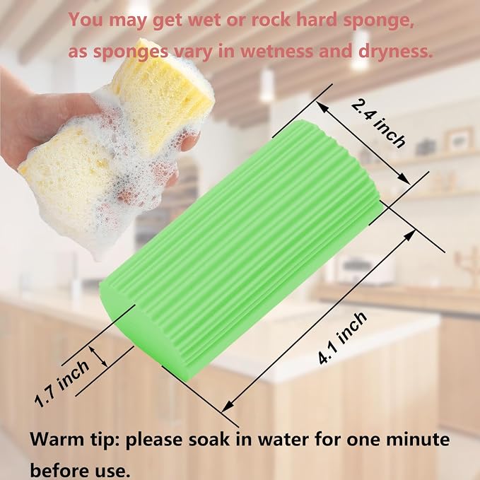 6-Pack Damp Clean Duster Sponge, Magic Sponge Eraser - Image 2
