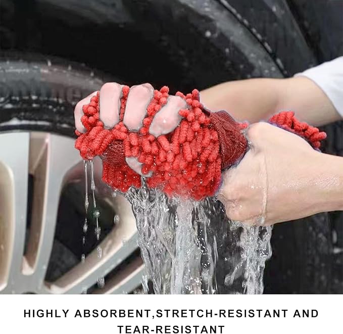 Microfiber Car Wash Sponge, Scratch-Free Vehicle Washing Mitt - Image 5