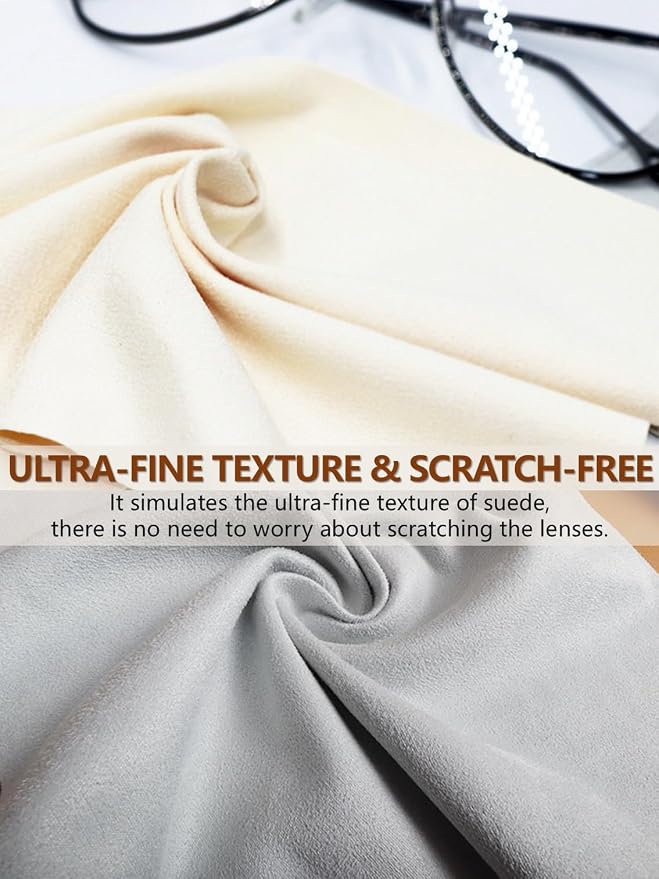 Glasses Cleaning Cloth, 30% Thicker 260g High-Density Microfiber Cleaning Cloth - Image 5