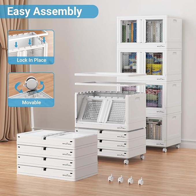 BROVIEW 120Gal Stackable Storage Bins - Image 3