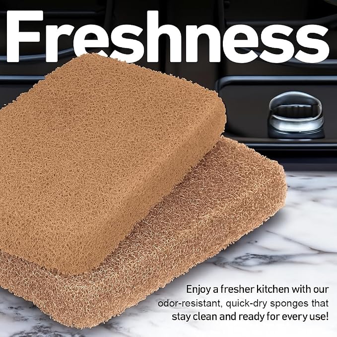 Casanero 6-Pack Silicone Scrubbing Sponges, Heavy-Duty, Non-Scratch | Reusable - Image 5