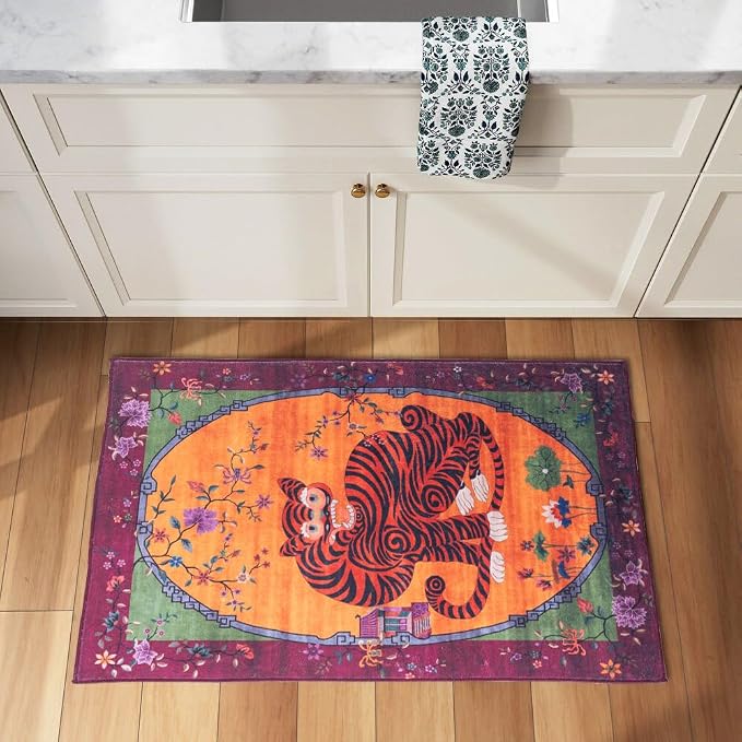 Vintage Tibetan Rug - Image 7