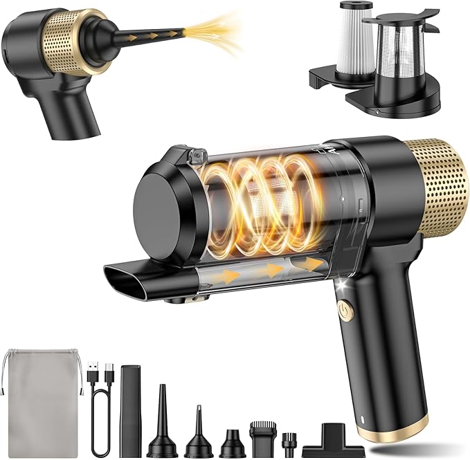 AHNR Handheld Car Vacuum Cleaner Cordless by AHNR