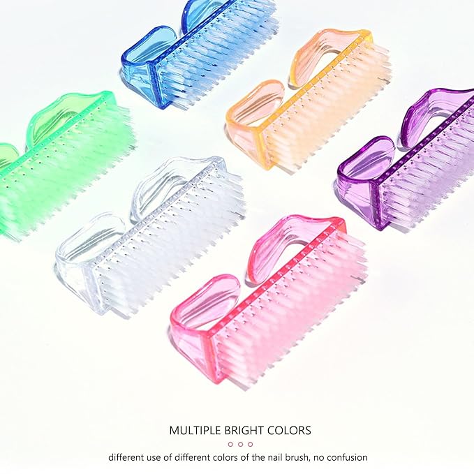 Handle Grip Nail Brush, Hand Fingernail Scrub Cleaning Brushes - Image 4