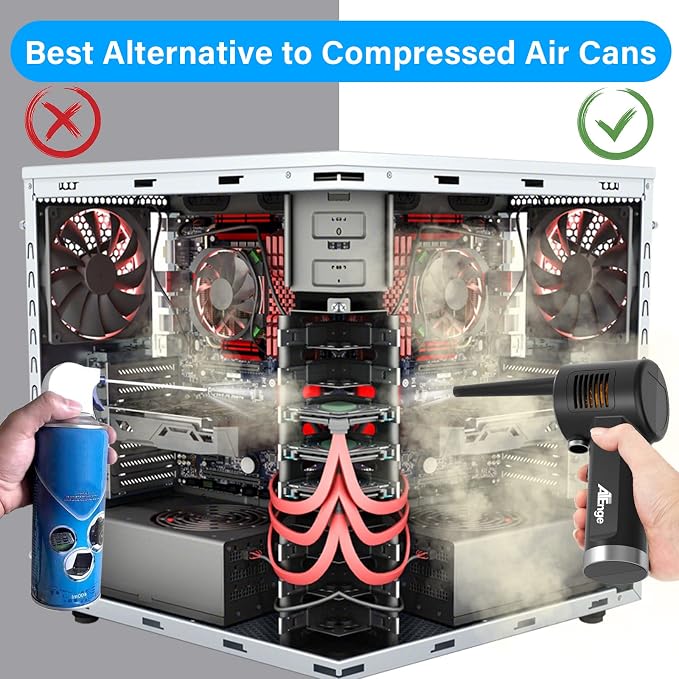 Electric Air Duster, Cordless Air Duster, Rechargeable Compressed Air Duster - Image 3