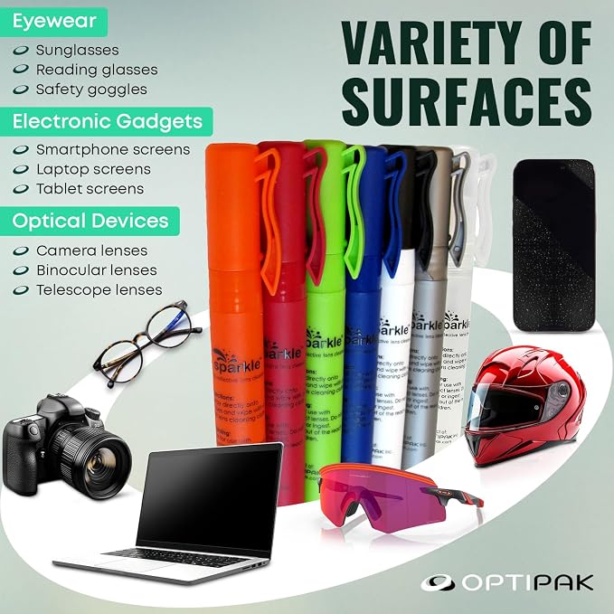 Sparkle Anti-Reflective Safe Pen Lens Cleaner Spray kit - Image 5
