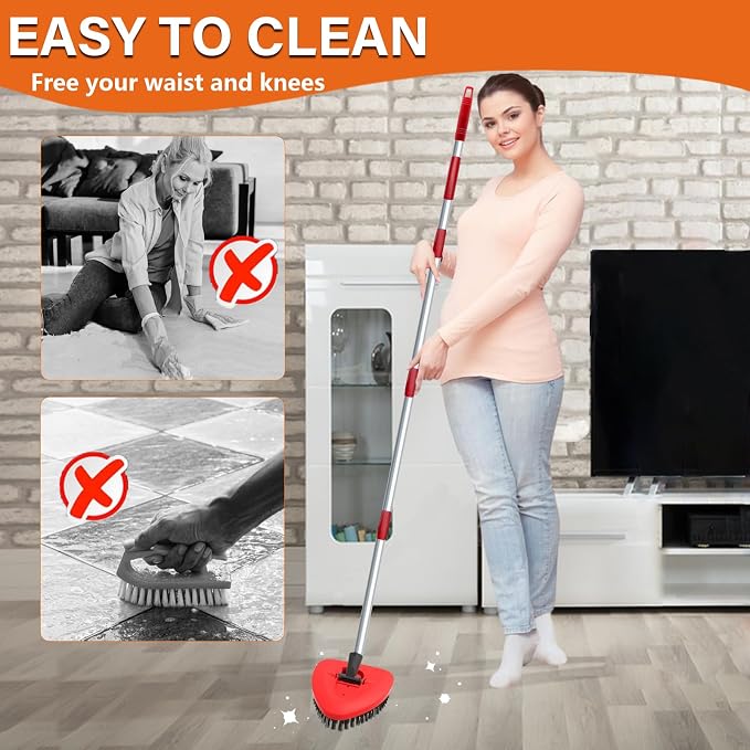 Scrub Brush Mop Head Replacement Compatible - Image 5
