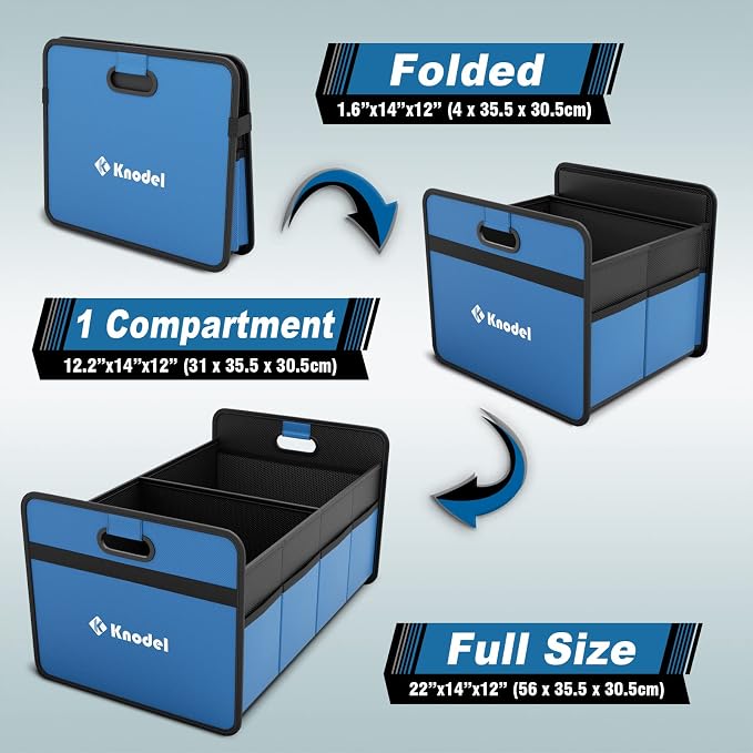 K KNODEL Car Trunk Organizer, Foldable Organizer - Image 3