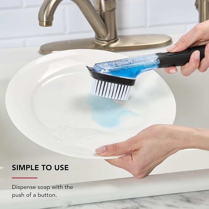 KitchenAid Soap Dispensing Sink Brush - Image 5