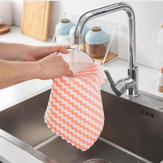 21 Pack Kitchen Towels Dish Towels Microfiber Cleaning Cloths – Ultra-Soft - Image 2