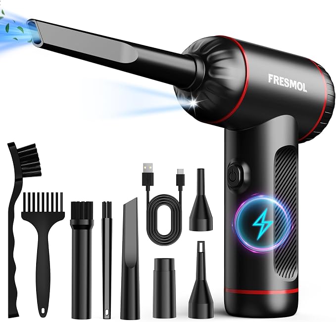Compressed Air Duster, 3 Gear Adjustable 100000RPM Electric Air Duster by Unknown