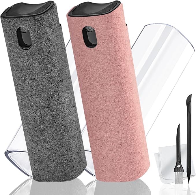 2 Pack Screen Cleaner Spray and Wipe by walrfid