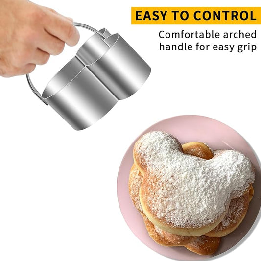 Biscuit Cutters with Handle, Stainless Steel Cookies Cutter, Professional - Image 2