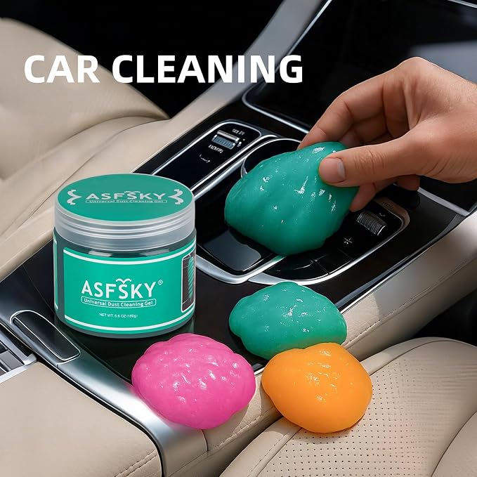ASFSKY Cleaning Gel for Car Dust Cleaner Car Interior Slime for Detailing Putty - Image 9