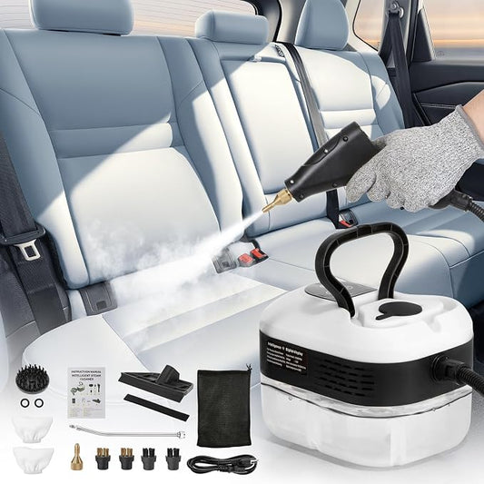 BEAMNOVA Steam Cleaner for Car Detailing 1.2L Water Container Handheld Steamer by BEAMNOVA