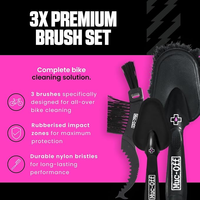 Muc-Off 220 3 Piece Premium Brush Kit - Image 2