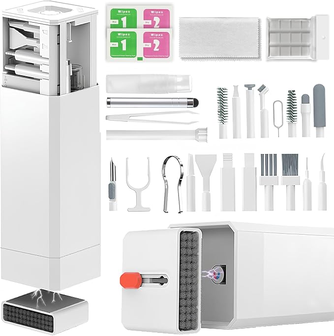 2026 Upgrade Phone Cleaning Kit 47PCS, iPhone Cleaning Kit, Airbud AirPods by HISSIMO