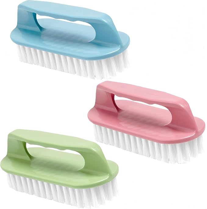 Scrub Brush for Cleaning-3 Pack Scrubbing Brushes Heavy Duty Multi-Purpose by Ganganmax