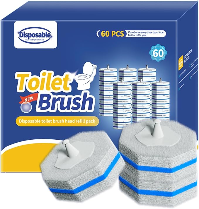 60PCS Toilet Wand Refills Compatible - Image 9